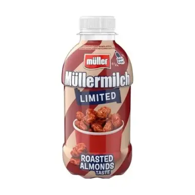 Молочний напій Müller Müllermilch Limited Roasted Almonds 400г(379мл) Німеччина