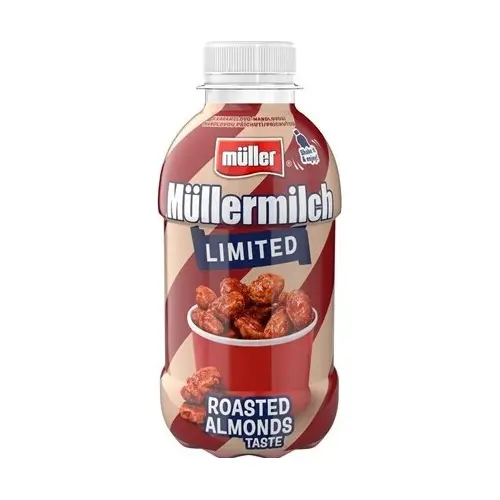 Молочний напій Müller Müllermilch Limited Roasted Almonds 400г(379мл) Німеччина