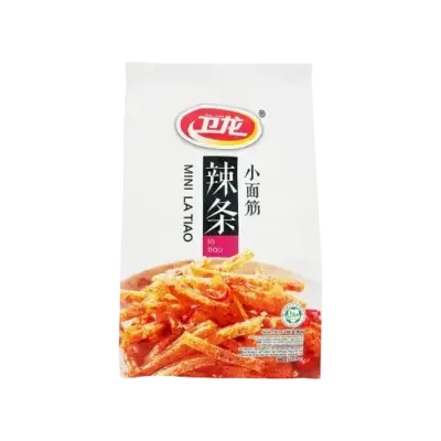 Снек із гострими спеціями Weilong Mini La Tiao Hot&Spicy (13 мініпакетів) 360 г Китай