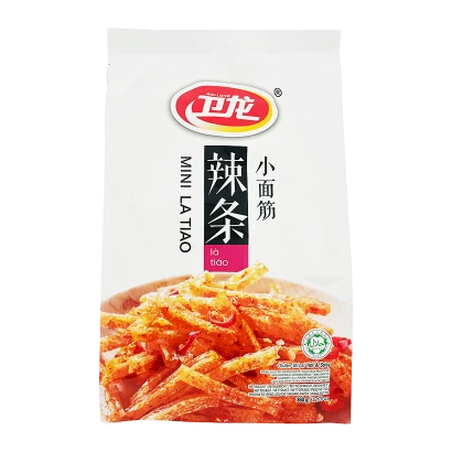 Снек із гострими спеціями Weilong Mini La Tiao Hot&Spicy (13 мініпакетів) 360 г Китай