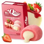 Моті (японське тістечко) зі смаком полуничного чізкейку Qlove Strawberry Cheesecake Mochi 180г Тайвань