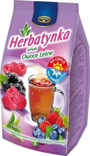 Чай гранульований з ароматом лісових фруктів Kruger Herbatynka Forest Fruits 300г Польща