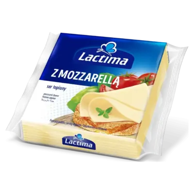Сир тостерний моцарелла Lactima z Mozzarella (8 скибочок) 130г Польща