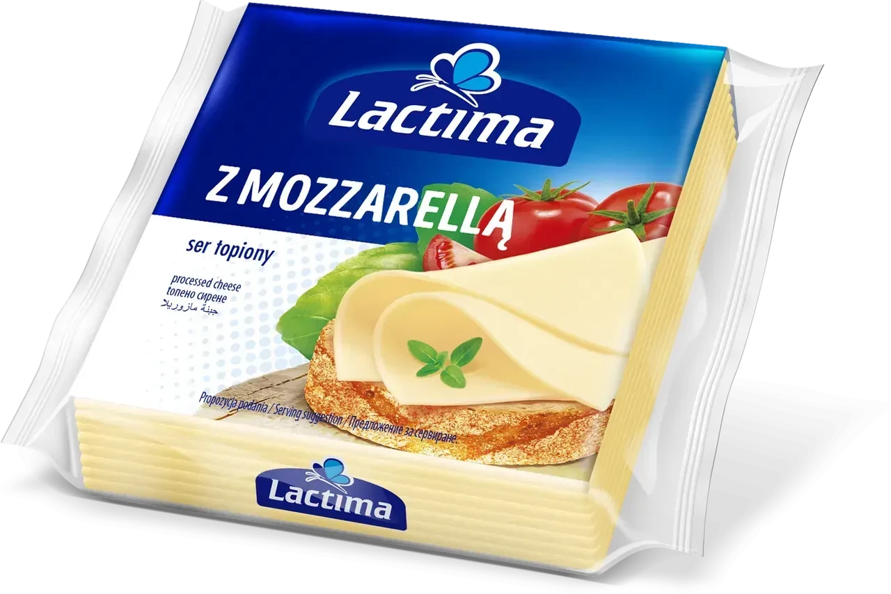 Сир тостерний моцарелла Lactima z Mozzarella (8 скибочок) 130г Польща