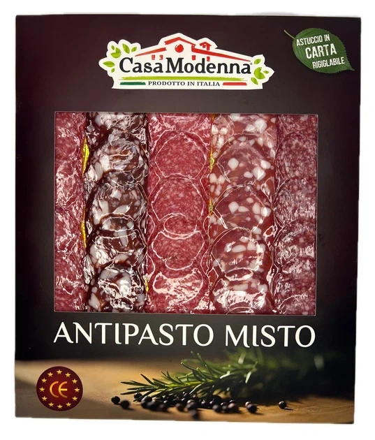 Ковбаса нарізка асорті CasaModenna Antipasto Misto 250г Італія