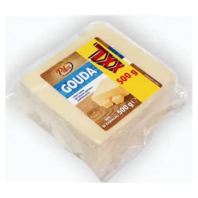 Сир напівтвердий Гауда Pilos Gouda 500г Польща