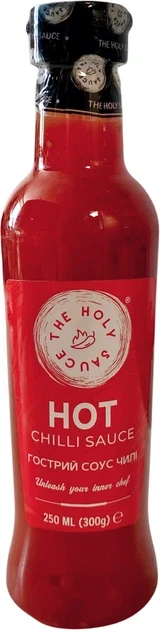 Гострий соус Чиллі The Holy Sauce Hot Chilli Sauce 250 мл Іспанія