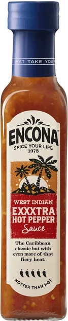 Екстра гострий Карибський соус Encona Exxxtra Hot Pepper Sauce 142мл Великобританія