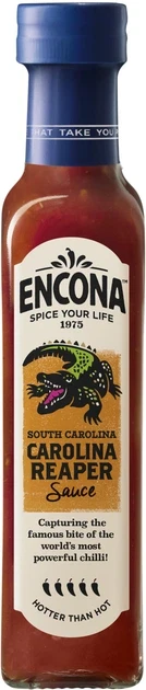 Гострий соус чилі Кароліна Encona Carolina Reaper Sauce 142мл Великобританія
