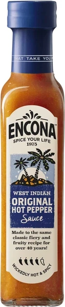 Соус класичний гострий Encona Original Hot Pepper Sauce 142мл Великобританія