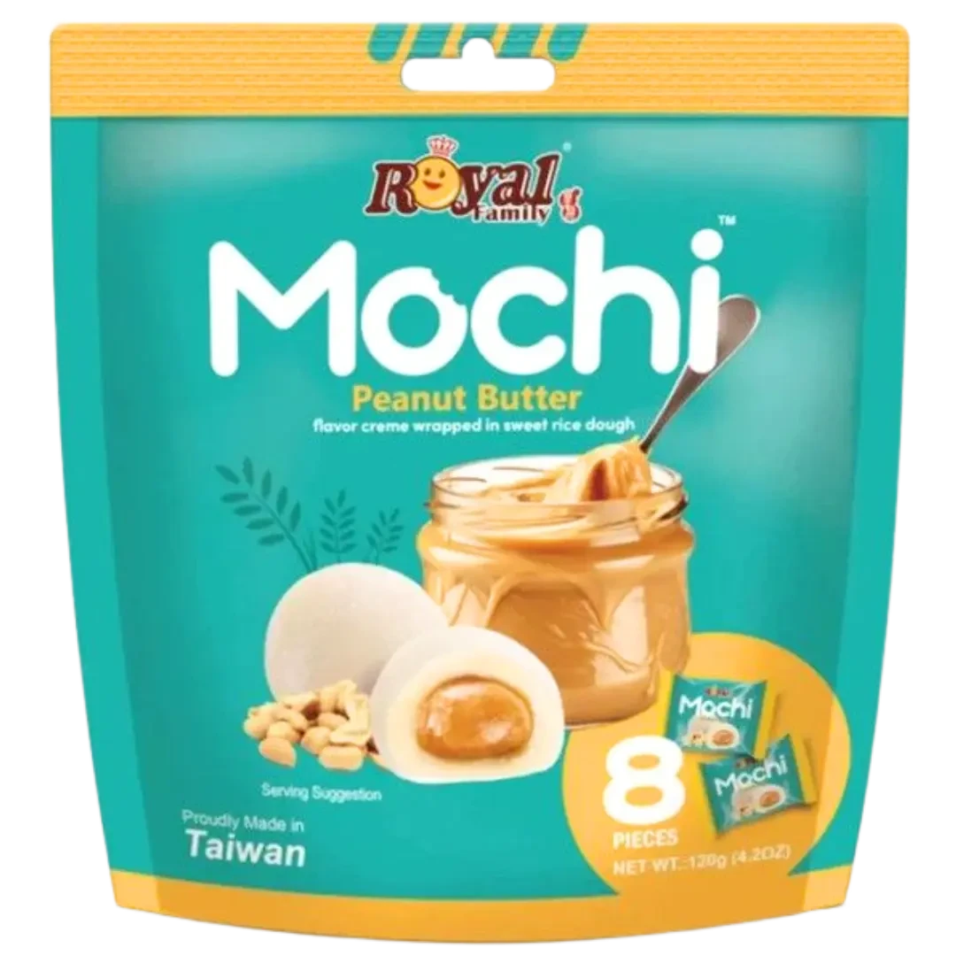 Моті (японське тістечко) з арахісовим кремом Royal Family Mochi Peanut Butter (8х15г) 120г Тайвань
