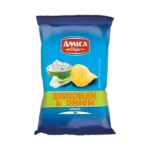 Чіпси картопляні зі сметаною та цибулею Amica Chips Sour Cream & Onion 100г Італія