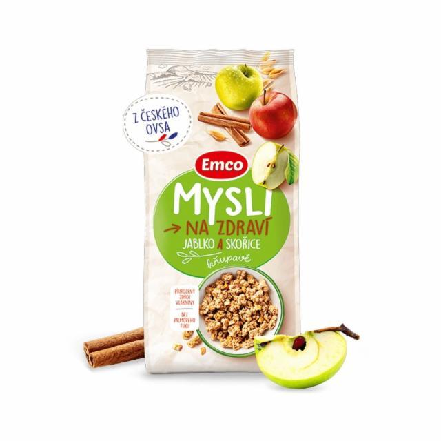Мюслі з яблуком та корицею Emco Mysli Jablko a Skořice 750г Чехія