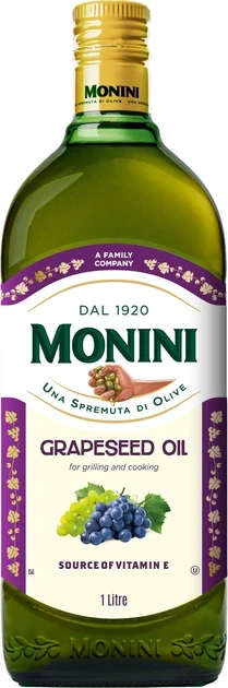 Олія рафінована з виноградних кісточок Monini Grapeseed Oil 1л Італія