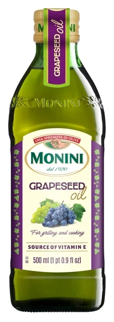 Олія рафінована з виноградних кісточок Monini Grapeseed Oil 500мл Італія