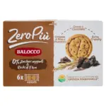 Печиво пісочне з шоколадною крихтою БЕЗ ЦУКРУ Balocco ZeroPiu Gocce di Cioccolato (6*35г) 210г Італія