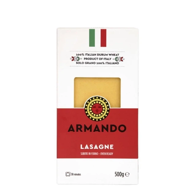 Макаронні вироби Лазанья Armando Lasagne 500г Італія