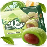 Моті (японське тістечко) зі смаком чаю матчу Qlove Japanese Style Mochi 180г Тайвань