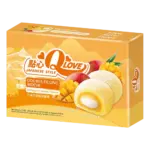 Моті (японське тістечко) зі смаком манго Qlove Japanese Style Double Filling Mochi Mango Creamy  180г Тайвань