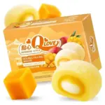 Моті (японське тістечко) зі смаком манго Qlove Japanese Style Double Filling Mochi Mango Creamy  180г Тайвань