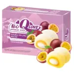 Моті (японське тістечко) маракуйа QLove Double Filling Mochi Passion Fruit Creamy Flavo 180г Тайвань