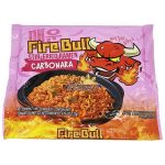 Локшина швидкого приготування Fire Bull Stir-Fried Ramen Carbonara 135г Південна Корея