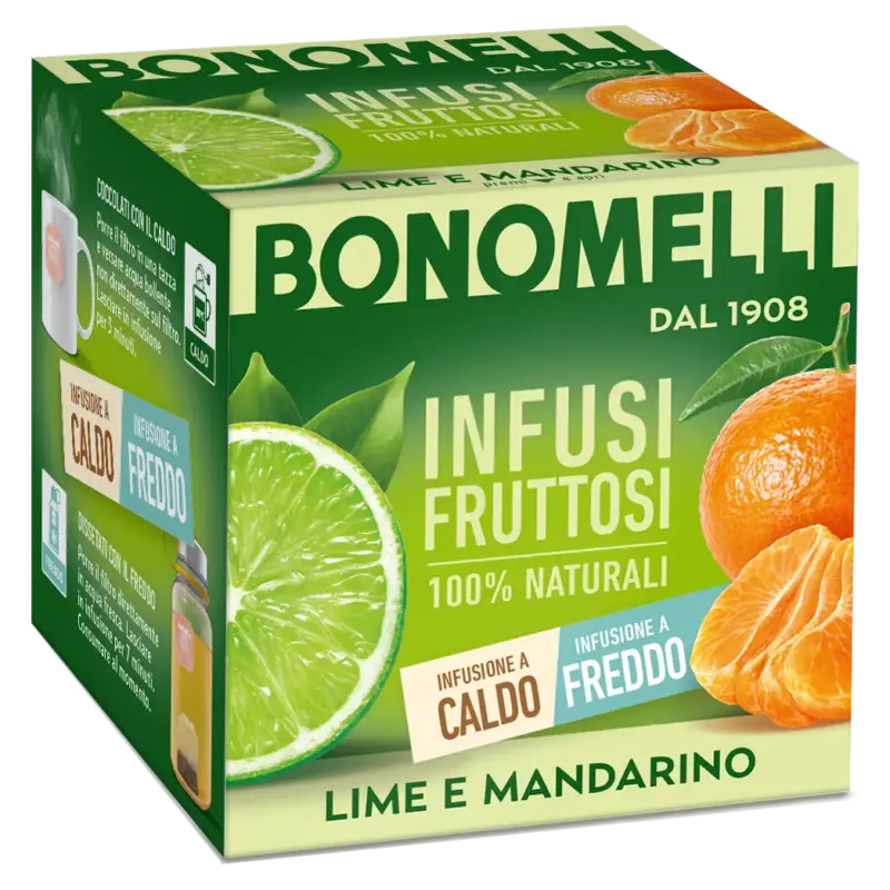 Натуральний чай яблуко з чорницею Bonomelli Mela e Mirtillo (12×2г) 24г Італія