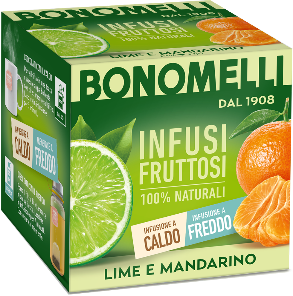 Натуральний чай яблуко з чорницею Bonomelli Mela e Mirtillo (12x2г) 24г Італія
