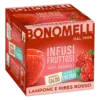 Натуральний чай малина з червоною смородиною Bonomelli Infusi Fruttosi Lampone e Ribes Rosso (12×2г) 24г Італія