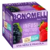 Натуральний чай Чорна смородина з полуницею Bonomelli Infusi Fruttosi Uva Nera e Fragola (12×2г) 24г Італія