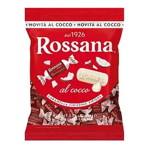 Цукерки карамель Кокосова Rossana Al Cocco 150г Італія