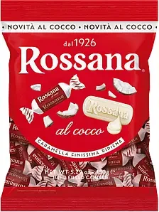 Цукерки карамель Кокосова Rossana Al Cocco 150г Італія