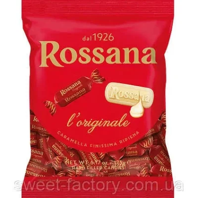 Цукерки карамель Ориганал Rossana L'originale 175г Італія