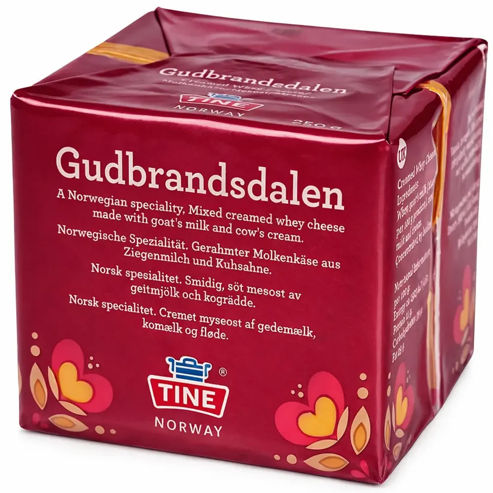 Сир карамельний коричневий Tine Gudbrandsdalen 250г Норвегія