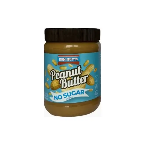 Арахісова паста 98.8% бЕЗ САХАРА, БЕЗ ПАЛЬМОВОГО МАСЛА Bon Nutts Penutt Butter Creamy 500 г Франція
