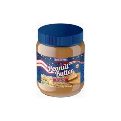 Арахісова паста 94.8% БЕЗ ПАЛЬМОВОГО ОЛІЇ Bon Nutts Penut Butter Creamy 500г Франція