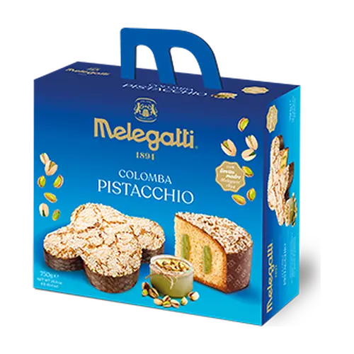 Пасхальний кекс із фісташковим кремом Melegatti Colomba Pistacchio 750г Італія