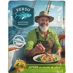 Тунець шматочками в оливковій олії Versu Atun En Aceite de Oliva 500/475г Іспанія