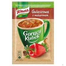 Суп Гарячий Кухоль Гуляш з макаронами Knorr Goracy Kubek Gulaszowa z makaronem 16г Польща
