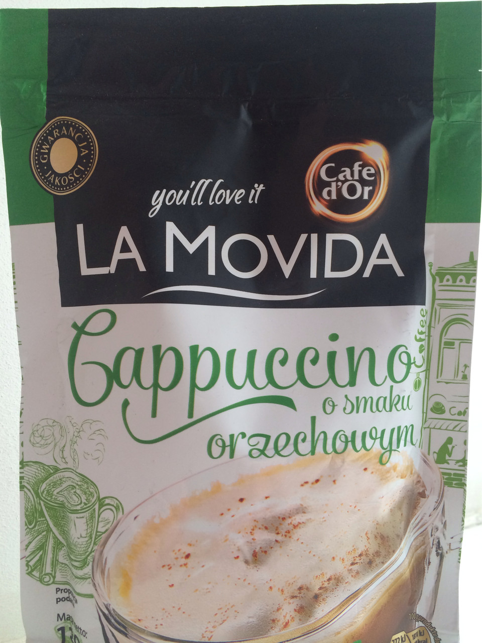 Капучино La Movida Cafe dOr з горіховим смаком Польща 130г