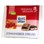 Шоколад Ritter sport Johannisbeer Streusel (Смородина червона) Німеччина 100 г