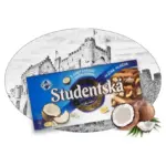 Шоколад молочний Studentska pecet з кокосом та арахісом Чехія 180г