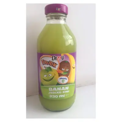 Сок дитячих Dizy Frutik (яблуко, киві, банан) Польща 330 мл