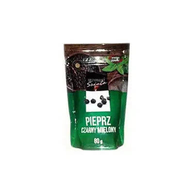 Перець чорний мелений Przyprawa Swiata Pieprz Czarny Mielony 80г