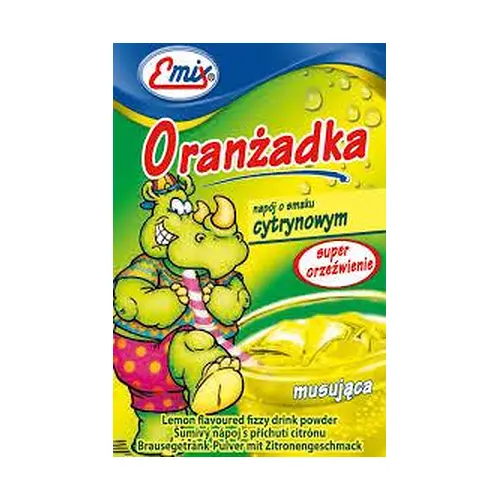 Напій шипучий розчинний Oranzadka лимон Emix Польща 16 г