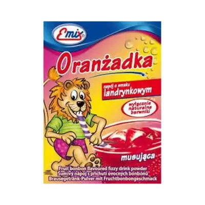 Шипучий напій розчинний Oranzadka суниця Emix Польща 16г