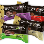 Цукерки-карамель у шоколаді 4 смаки Coffee Amo Польща 100 г