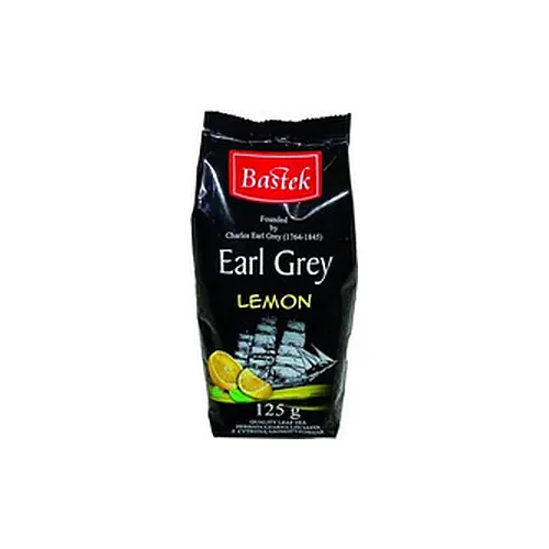 Чай чорний листовий Bastek Earl Grey Lemon (лимон) 125 г Польща