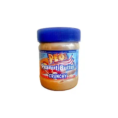 Арахісова паста Peo's peanut butter crunchy (зі шматочками арахісу) Німеччина 340г