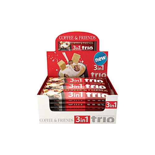 Кава в стиках 3 in 1 Trio Coffe & Friends (у пакованні 20 шт.*18г)